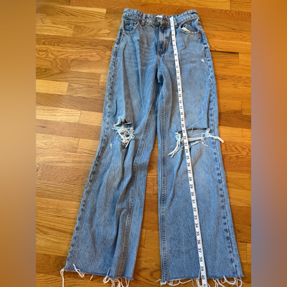 Zara Light Blue Denim Jeans